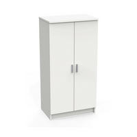 SCHUHSCHRANK Weiß 36/55/108 cm - Weiß, Holzwerkstoff (55/108.4/36cm) - DMORA