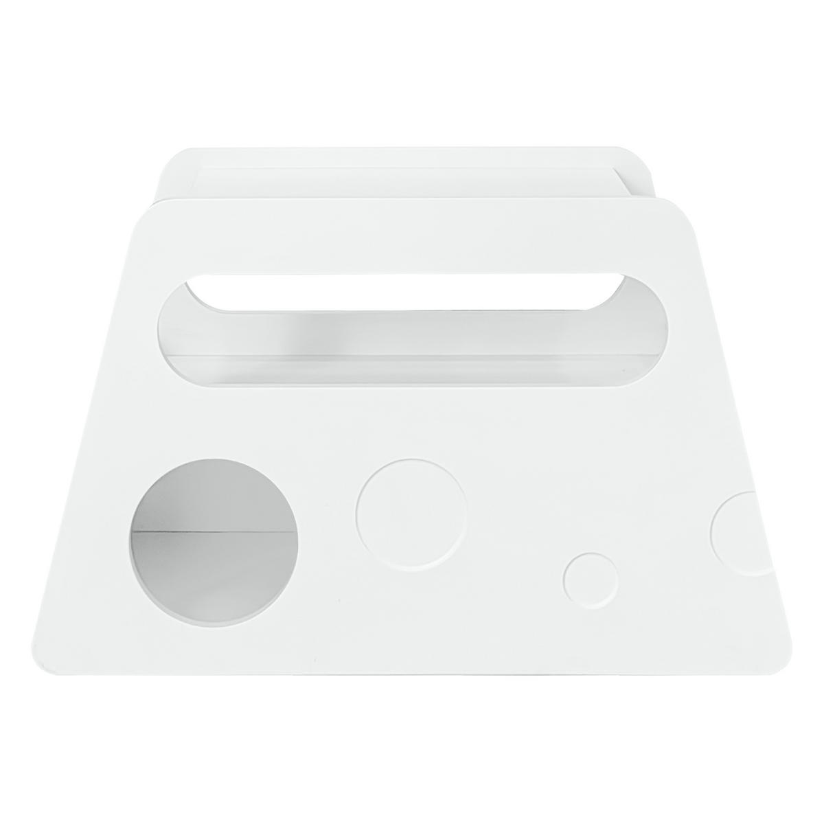 BEISTELLTISCH 81/33/51,5 cm Weiß aus MDF und Spanplatte mit Rollen - Weiß, Holzwerkstoff (81/33/51.5cm) - OKWISH