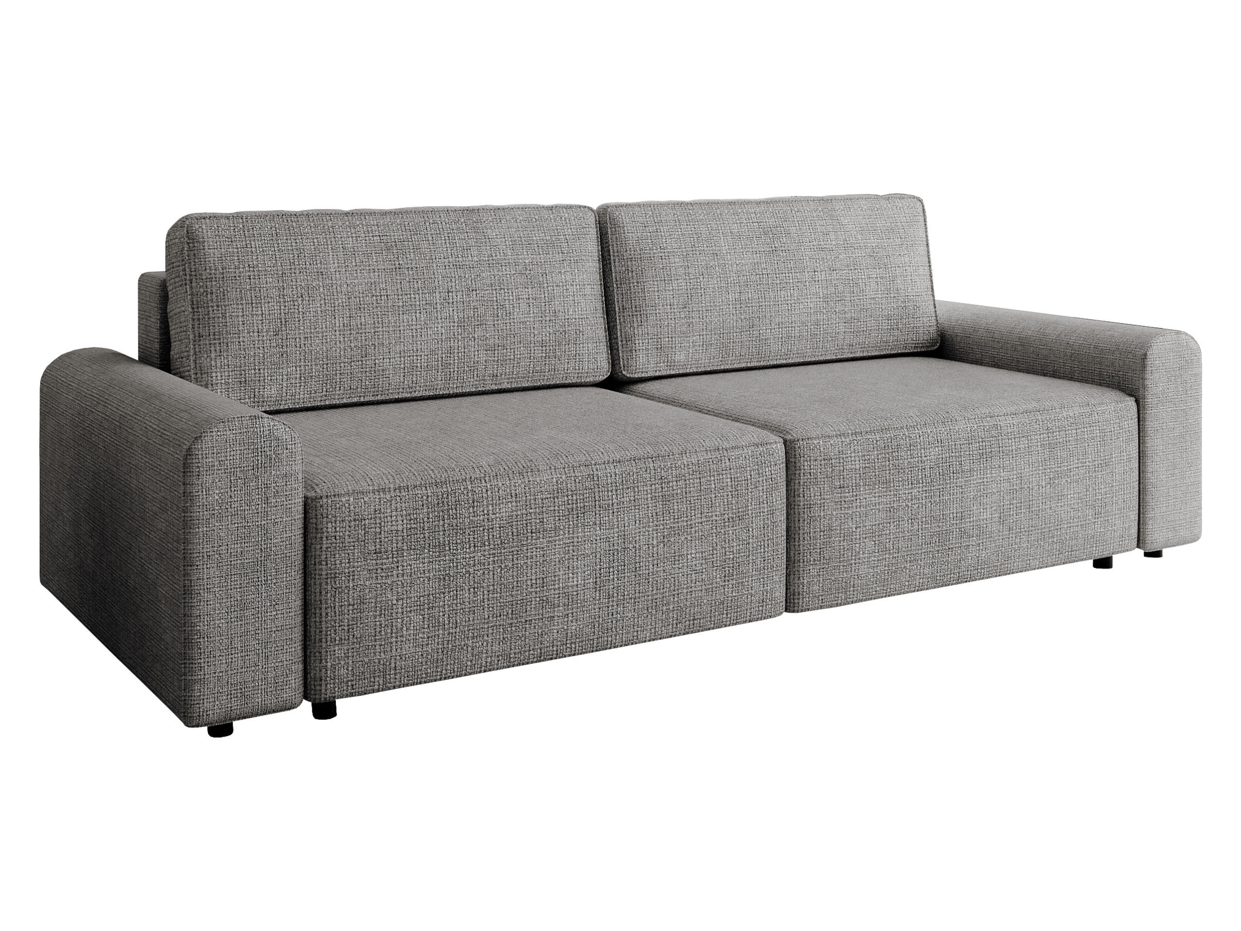 SCHLAFSOFA Bella - Blaugrau/Schwarz, Holz/Kunststoff (240/85/95cm) - MIRJAN24