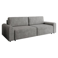 SCHLAFSOFA Bella - Blaugrau/Schwarz, Holz/Kunststoff (240/85/95cm) - MIRJAN24