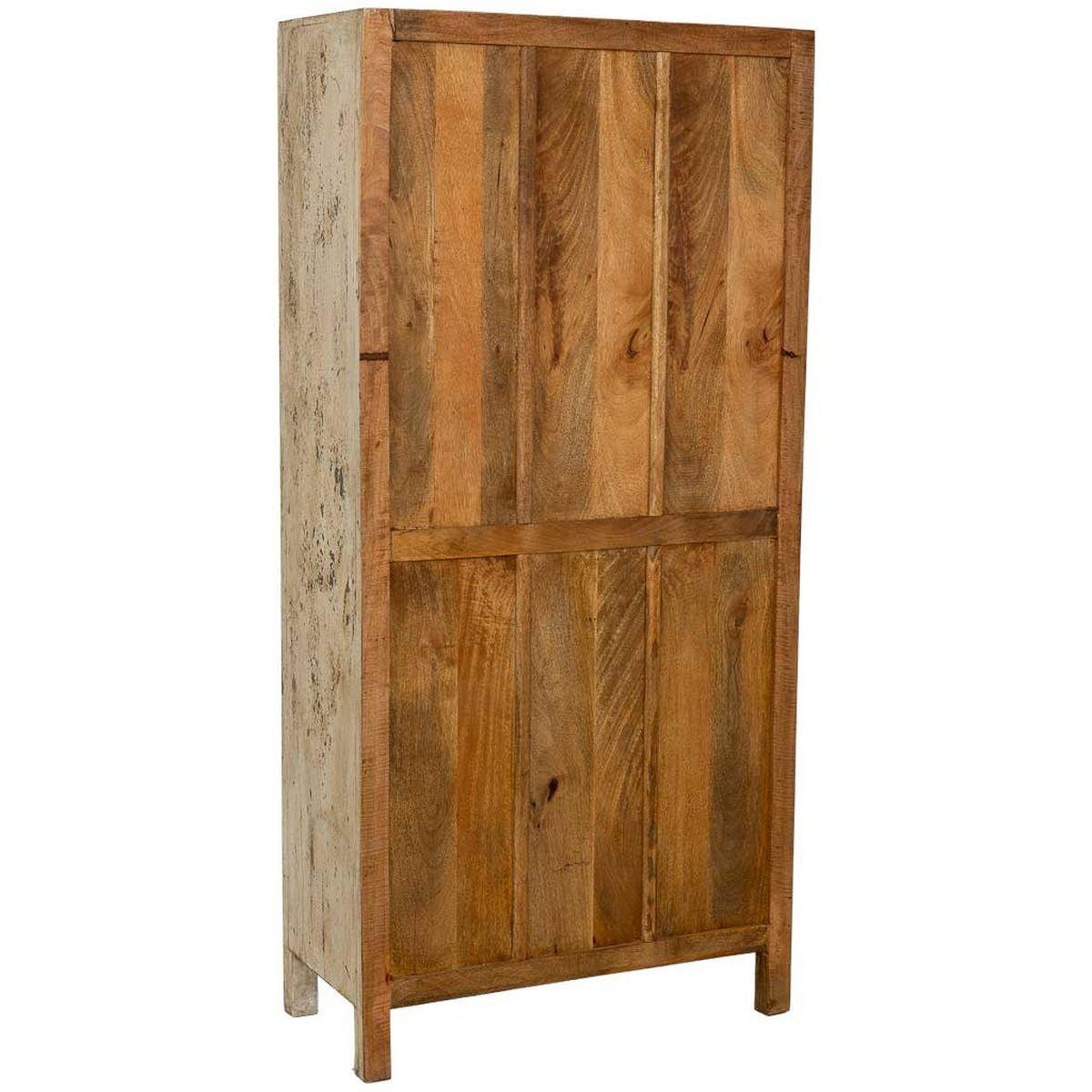 VITRINE grau 85x40x180cm - Grau, Holz (85/180/40cm) - Wanderlust