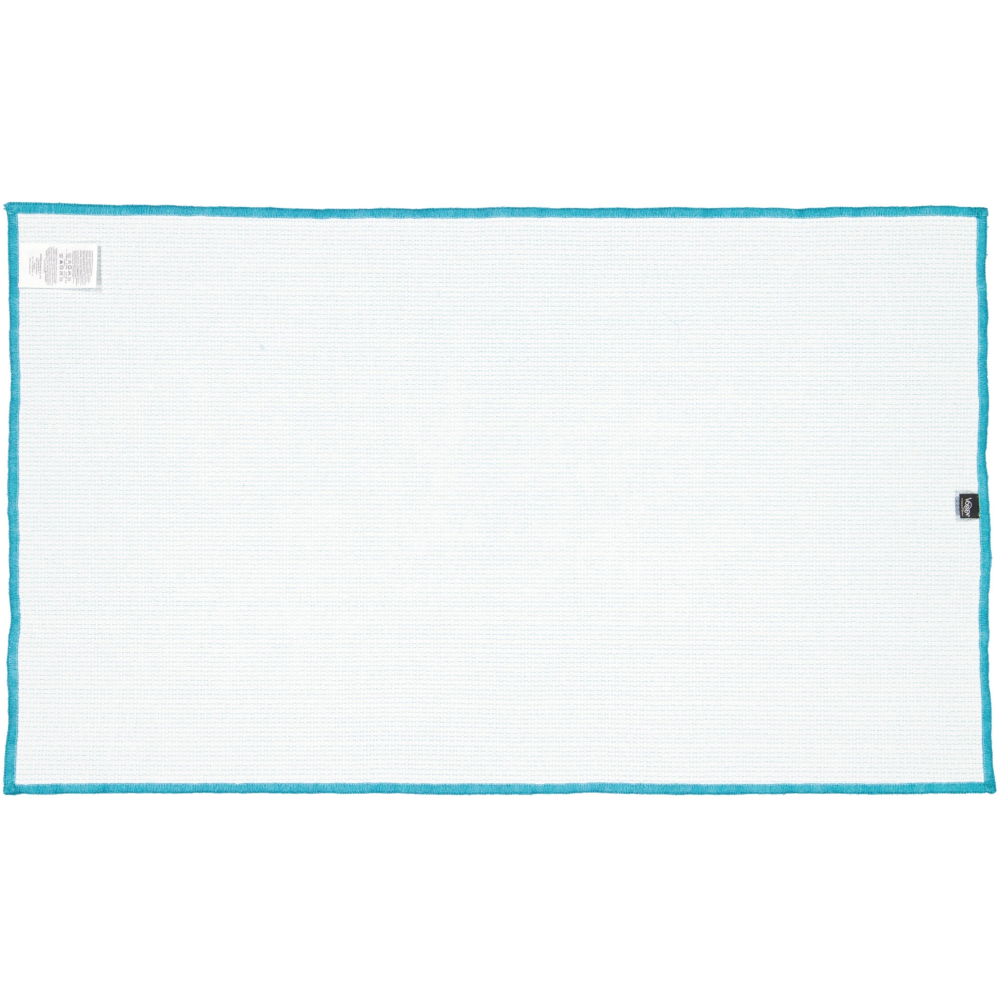 BADTEPPICH Petrol 60/100 cm  - Petrol, Basics, Textil (60/100cm) - Vossen