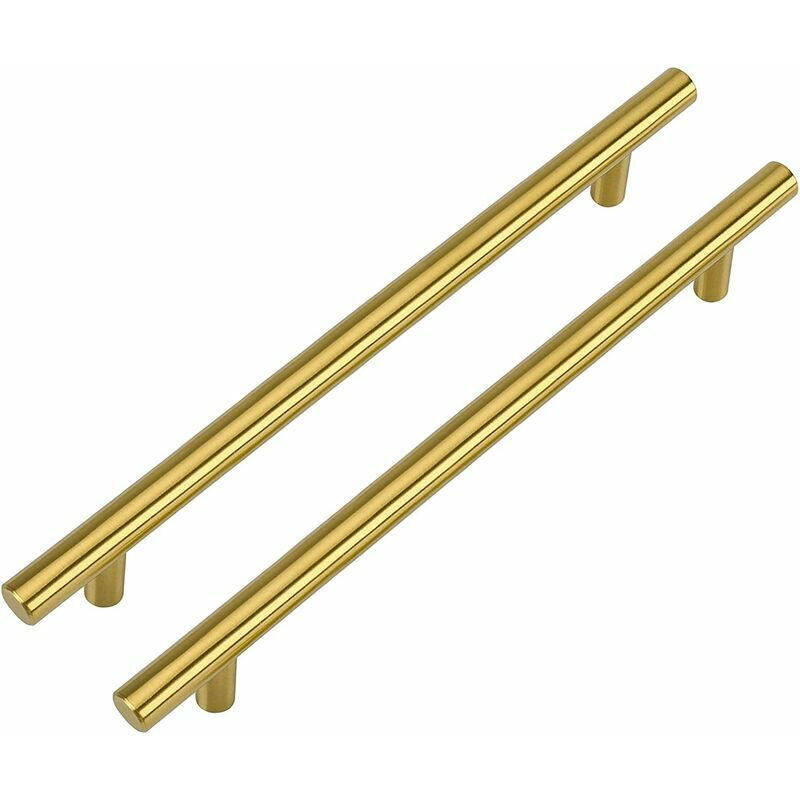 MÖBELGRIFF Gold 2er-Set 160 mm - Silberfarben, Metall (0.35/3.2/2.16cm)