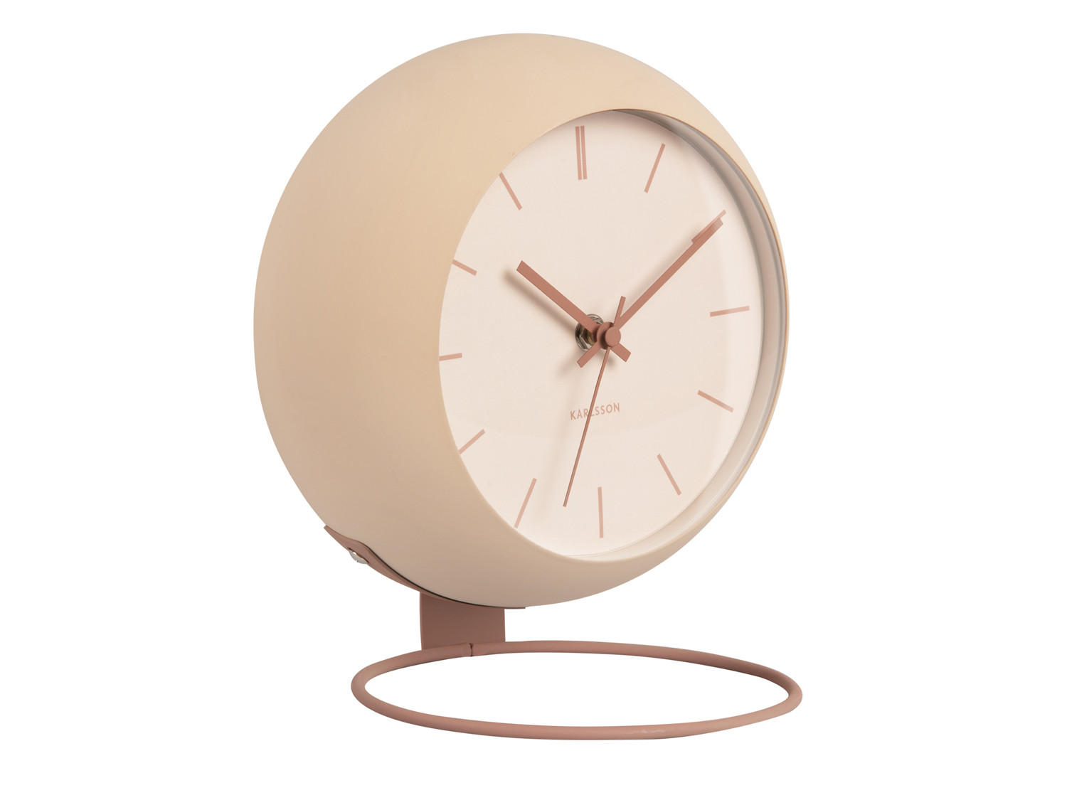 TISCHUHR Nirvana Globe 14/25 cm - Braun, Metall (21/25/14cm) - Karlsson