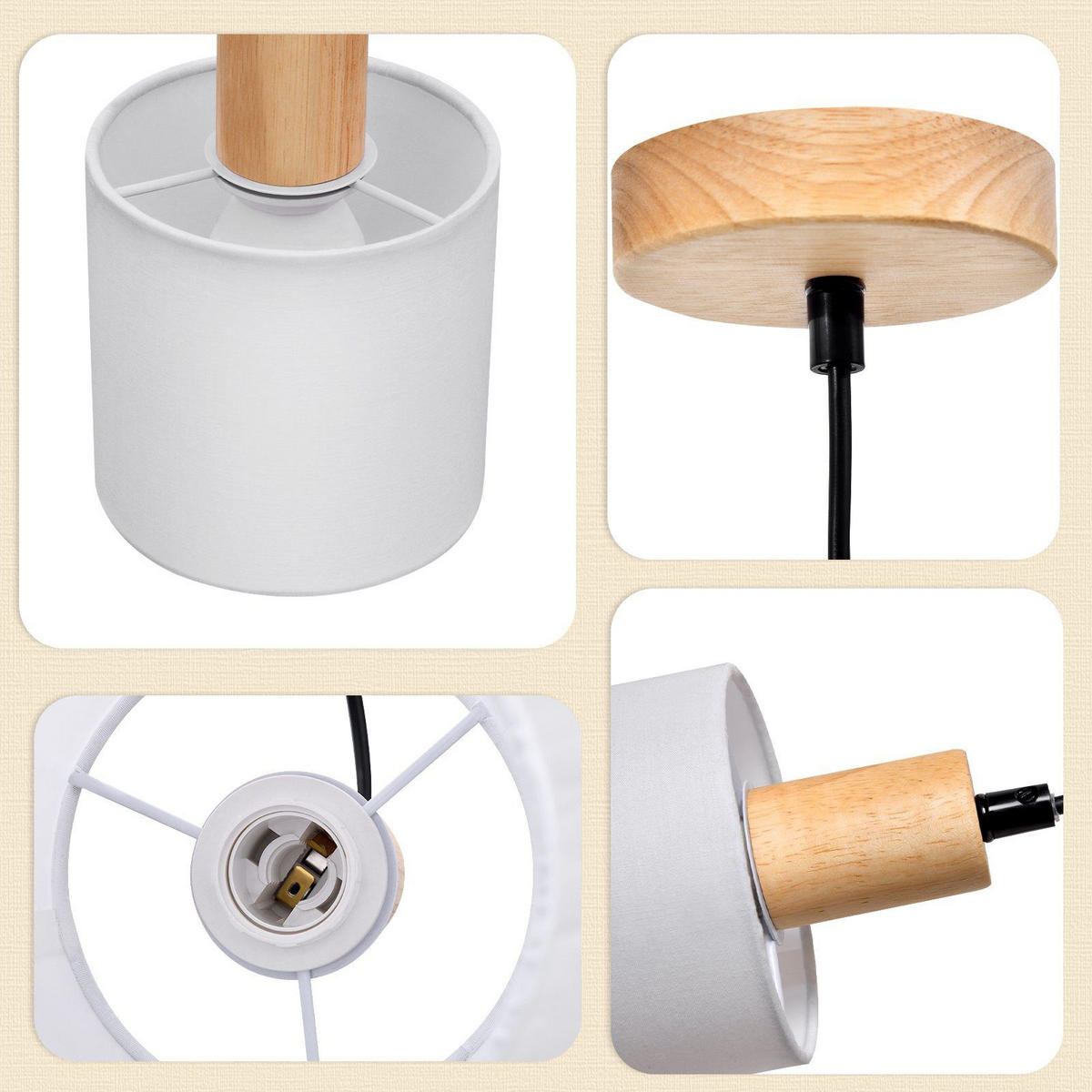 PENDELLEUCHTE Maximilian 10/2.5/173 cm - Weiß, Metall (10/2.5/173cm) - ZMH