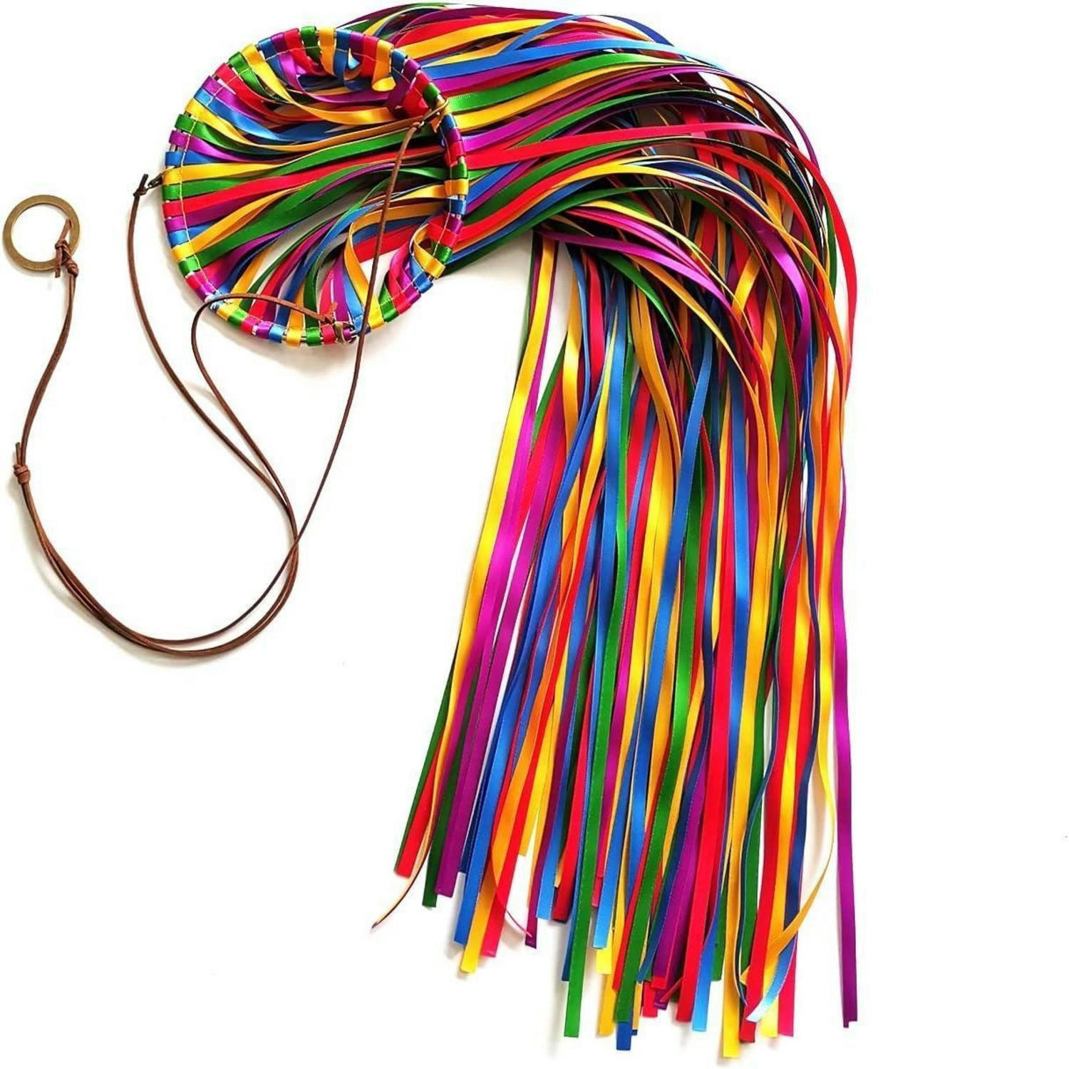 WINDSACK-STREAMER Satinband bunt 104 cm - Multicolor, Textil (15/15/104.9cm)