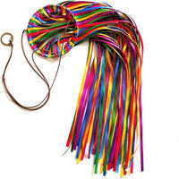 WINDSACK-STREAMER Satinband bunt 104 cm - Multicolor, Textil (15/15/104.9cm)