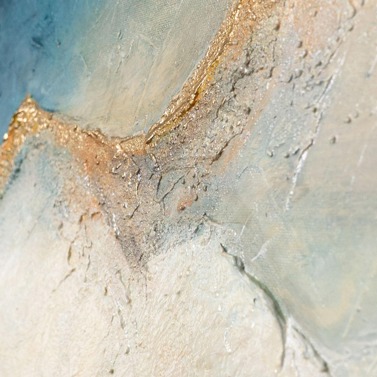 GEMÄLDE Morgendämmerung in den Wolken Schattenfugenrahmen Beige 120x80 cm - Beige, Holz (120/80cm) - YS-art gallery