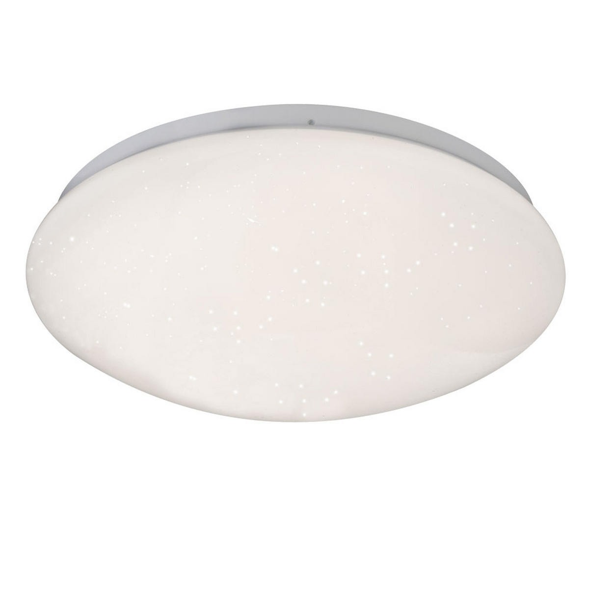 LED DECKENLEUCHTE Metall Weiß Sterneffekt - Weiß, Metall (29/29/9cm) - Globo Lighting