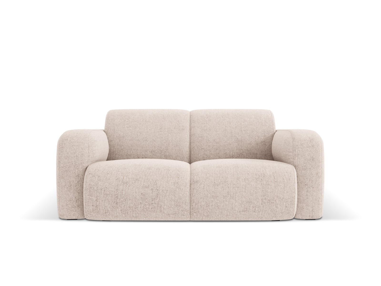 SOFA Molino aus Chenille-Stoff beige 2 Sitzplätze - Beige, Textil (95/72/170cm) - Micadoni