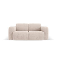 SOFA Molino aus Chenille-Stoff beige 2 Sitzplätze - Beige, Textil (95/72/170cm) - Micadoni