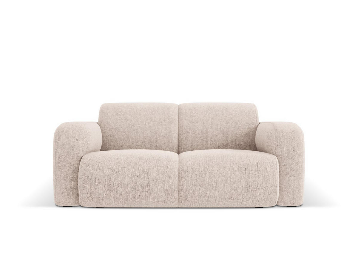 SOFA Molino aus Chenille-Stoff beige 2 Sitzplätze - Beige, Textil (95/72/170cm) - Micadoni