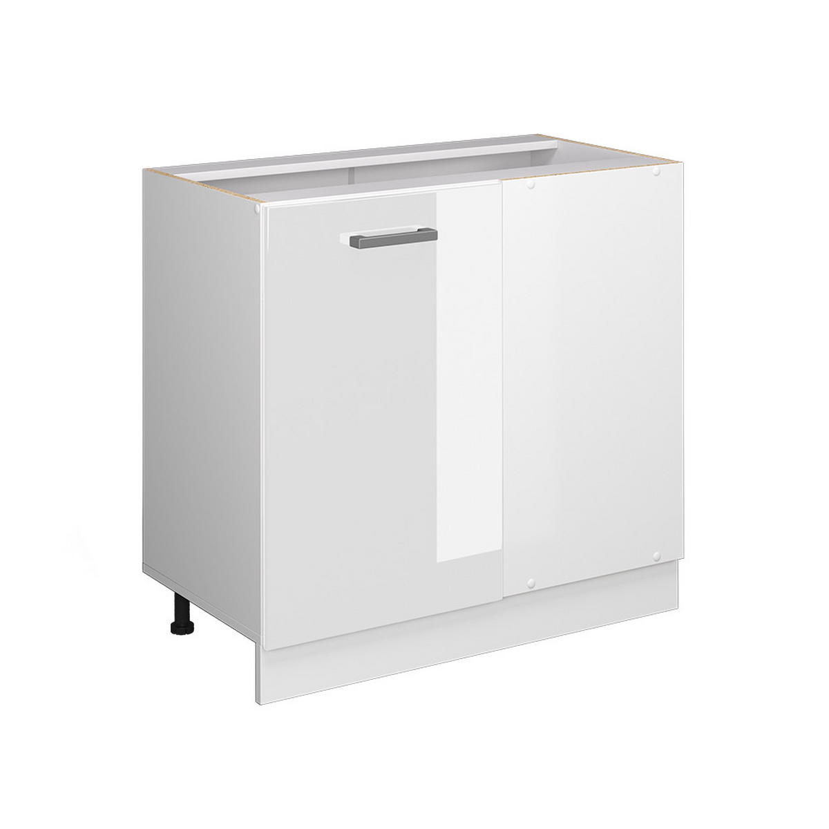 KÜCHENFRONT R-Line Weiß Hochglanz 39.6 x 71.3 cm Möbelfront für den Eckunterschrank - Weiß Hochglanz, Holzwerkstoff (39.6/71.3/1.6cm) - Vicco