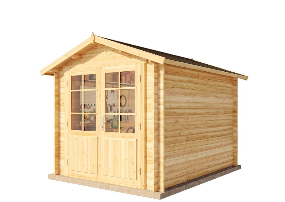 Alpholz Gerätehaus Pinien 270x245x340 cm