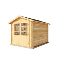 GERÄTEHAUS Holz Bremen Compact - Pinienfarben, Holz (270/245/340cm) - Alpholz