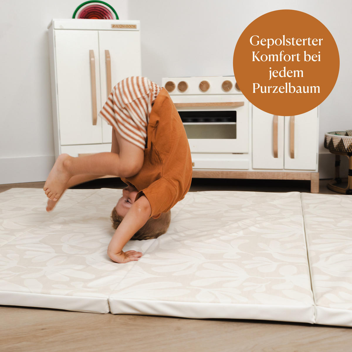 SPIELMATTE Willow Ava nude 122x183 - Creme, Kunststoff (122/183cm)