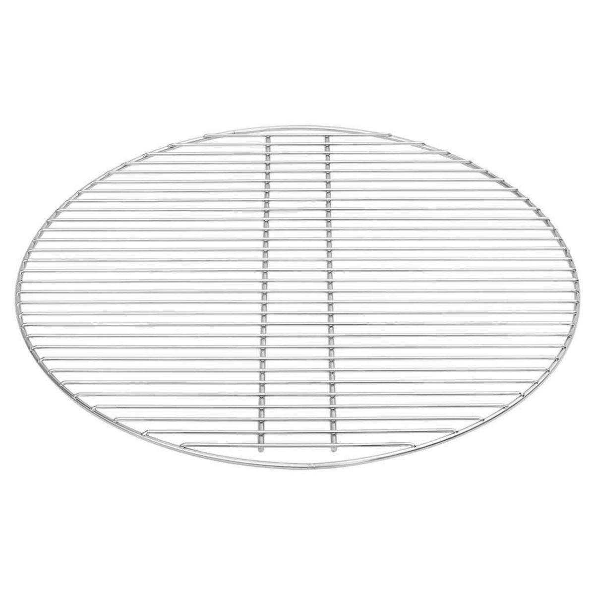 GRILLROST Silber 57/57 Cm Edelstahl - Silberfarben, Metall (57/57cm) - vidaXL