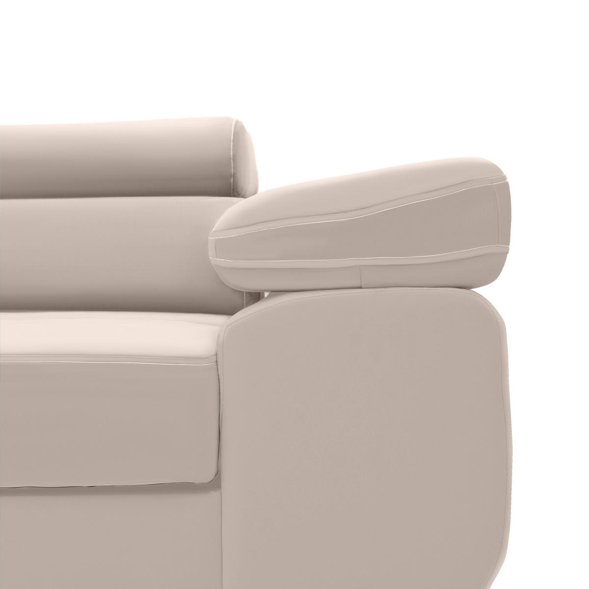 SOFA 3-SITZER MIT SCHLAFFUNKTION RIGATTO Beige - Beige, Textil (100/71/280cm) - Mebligo