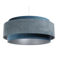 HÄNGELEUCHTE Blau 60/25 cm - Blau, Kunststoff (60/1/25cm) - ONZENO
