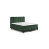 BOXBETT Isabel - Grün, Holzwerkstoff/Textil (140/200cm) - Fun Möbel