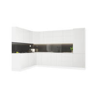 ECKKÜCHE 330 x 210 cm - Velmora KÜ-AS-001 - in Weiß / Hochglanz - Weiß, Holz (540/212/58cm) - ROYAL24_MARKT