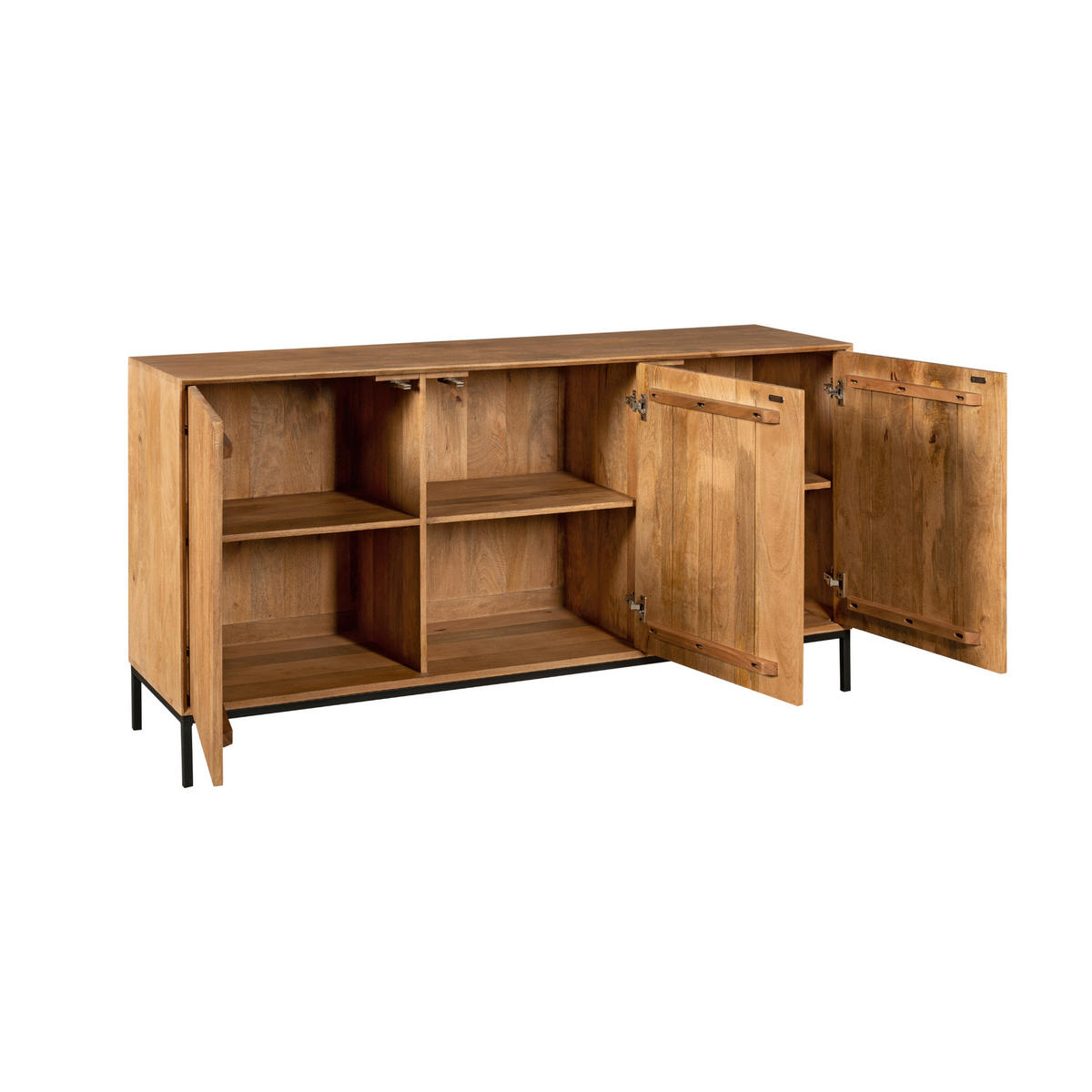 SIDEBOARD Madison Braun 45/165/85 cm - Braun, Holz (165/85/45cm) - Starfurn