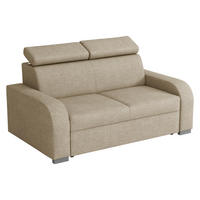 SOFA Oslo 2 - Silberfarben/Naturfarben, Holz/Kunststoff (170/85/100cm) - MIRJAN24