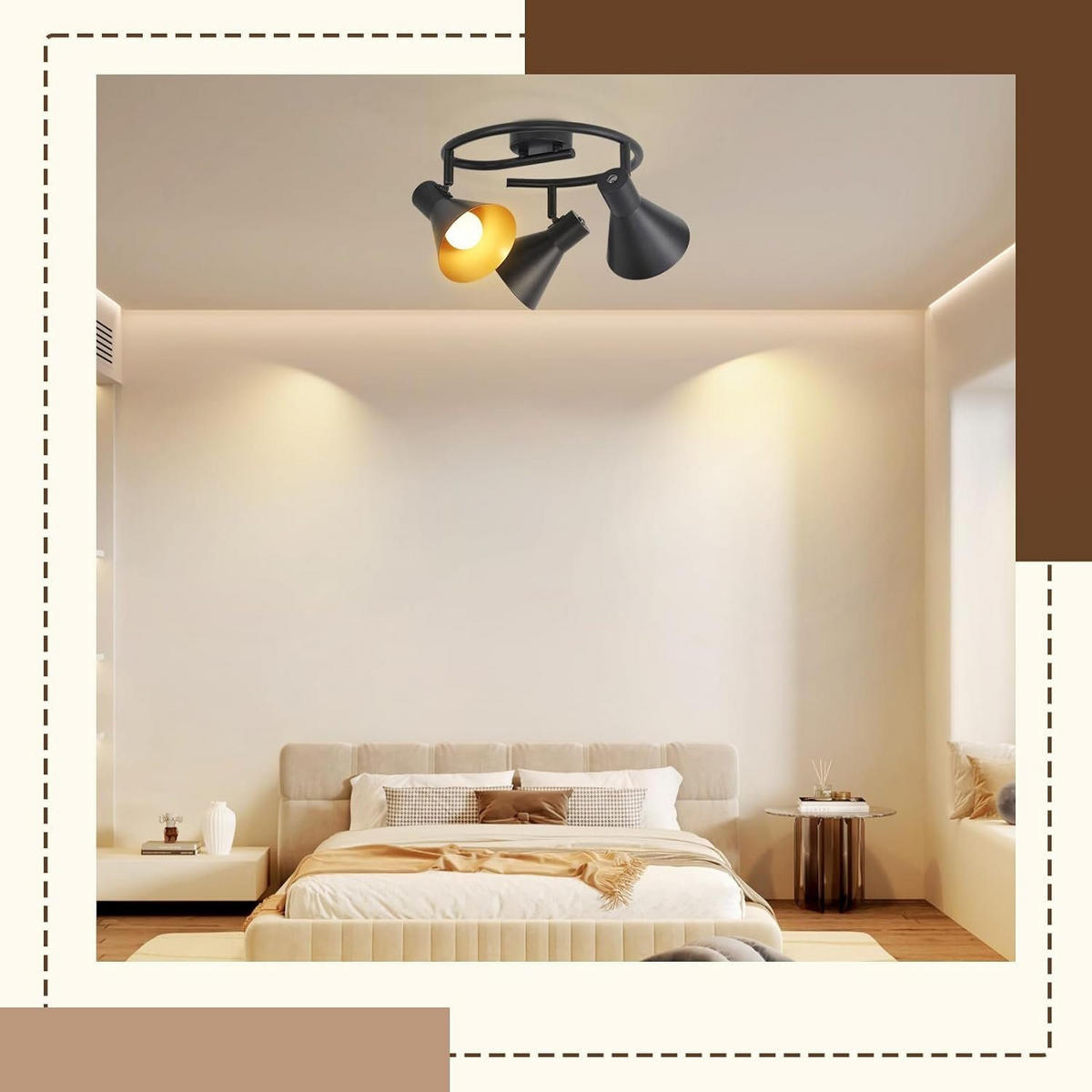 STRAHLER Welle 28/25/21 cm - Schwarz, Metall (28/25/21cm) - Nettlife