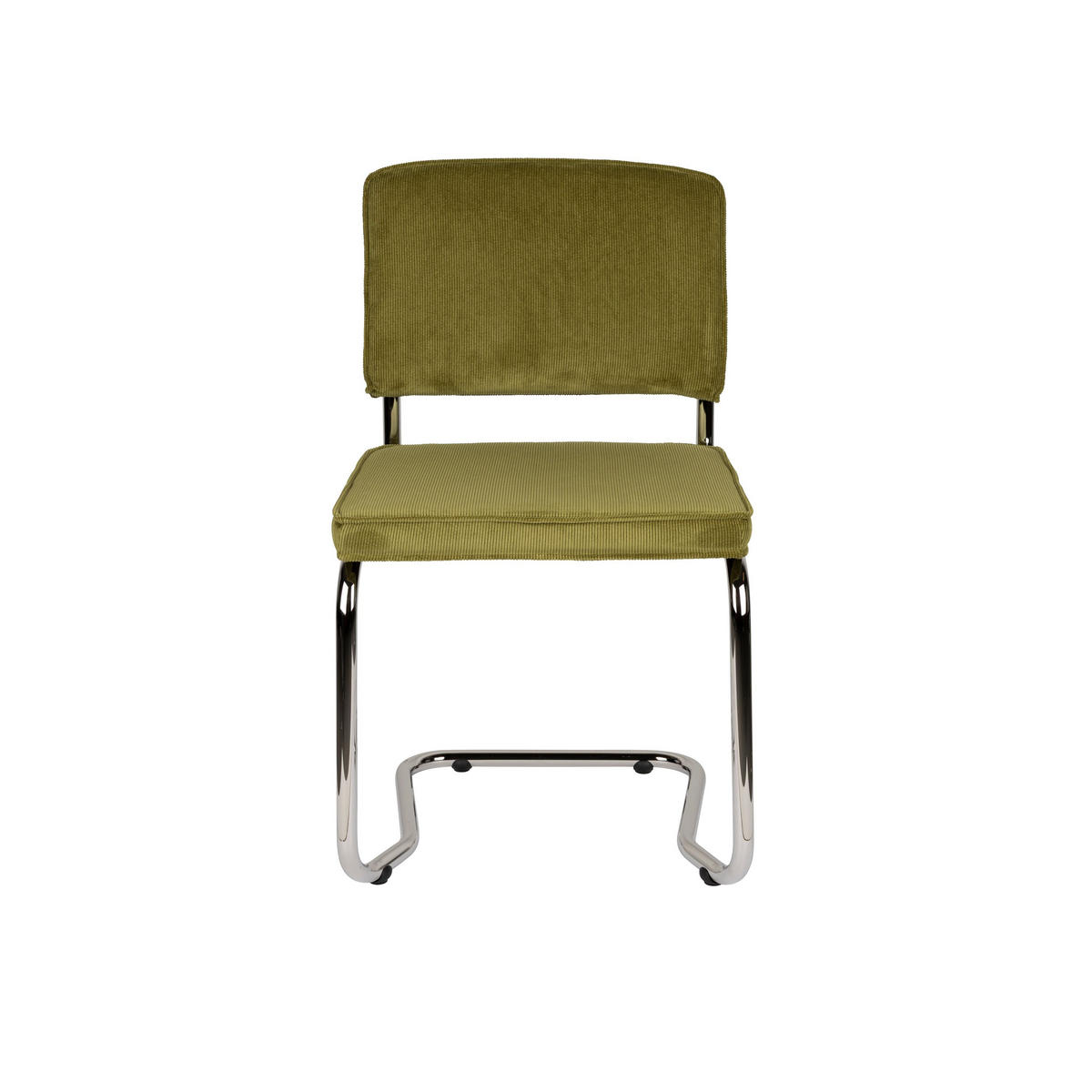 ESSZIMMERSTUHL Ridge Kink Rib Grün - 2 er Set - Grün, Textil (48/85/50cm) - Zuiver