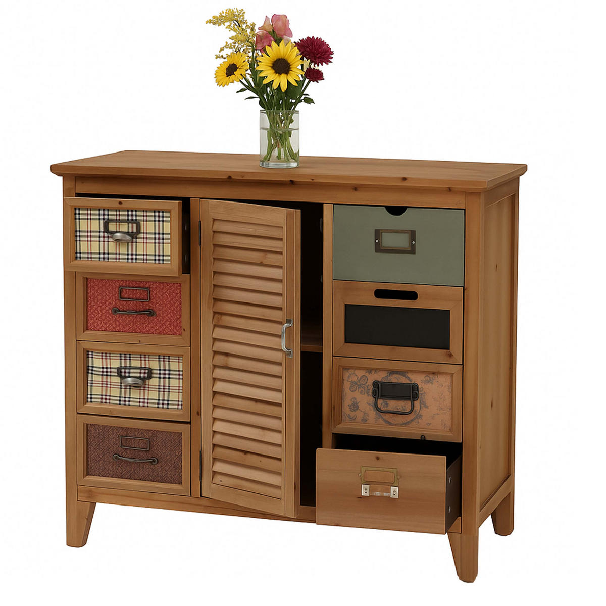 APOTHEKERKOMMODE Braun - Braun, Holz (91/80/40cm) - MCW