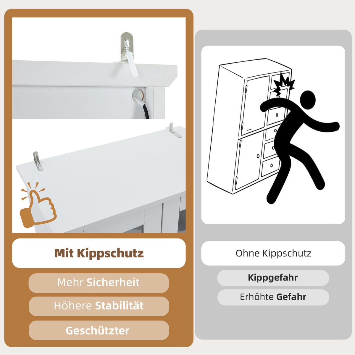 VITRINE, LED, 2 Schubladen, USB, Flügeltüren, Weiß, 165cm - Weiß, Holzwerkstoff (35.5/165/60cm) - FLIEKS