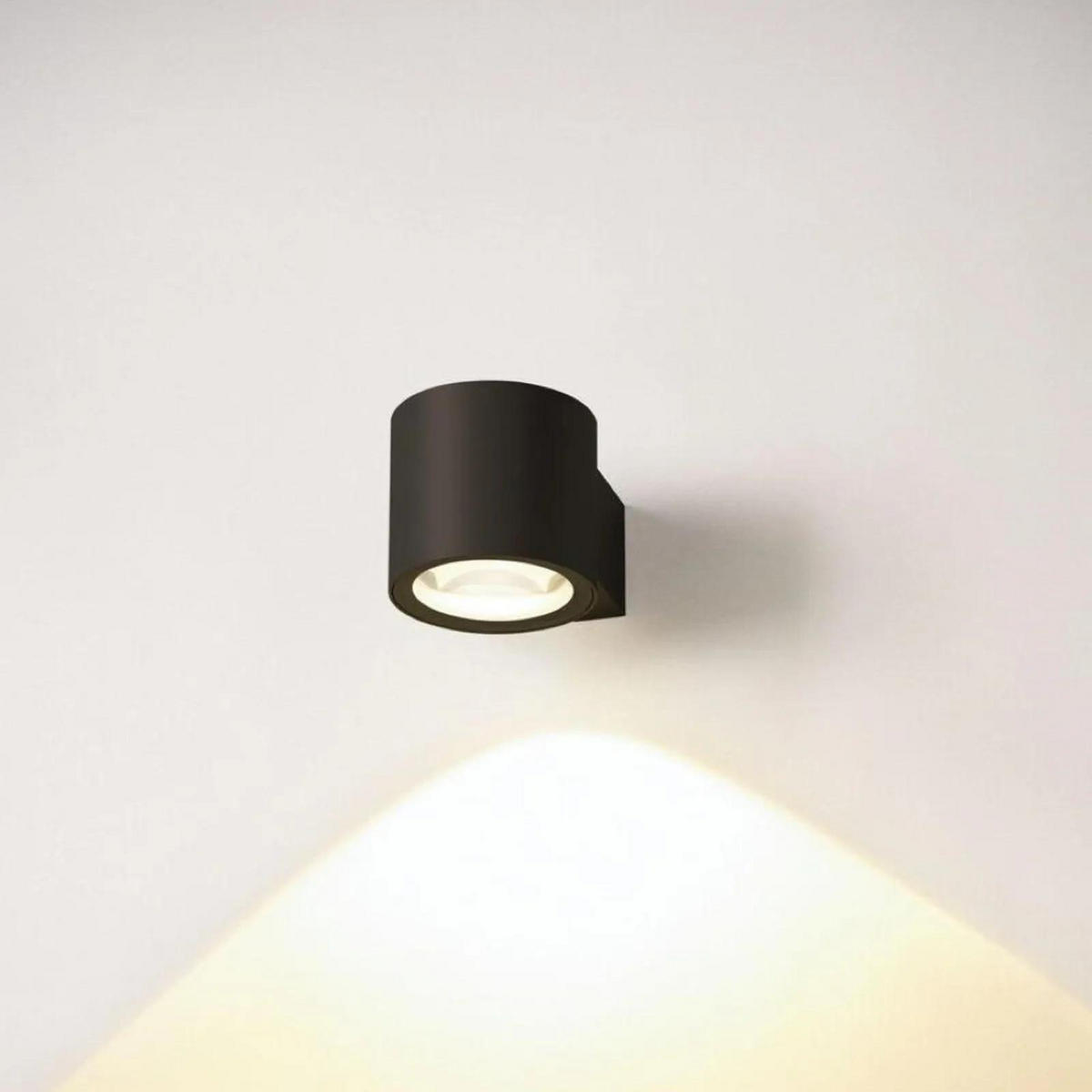 WANDLEUCHTE Oculus Schwarz - Schwarz, Metall (4.5/8.8/4.5cm) - SLV