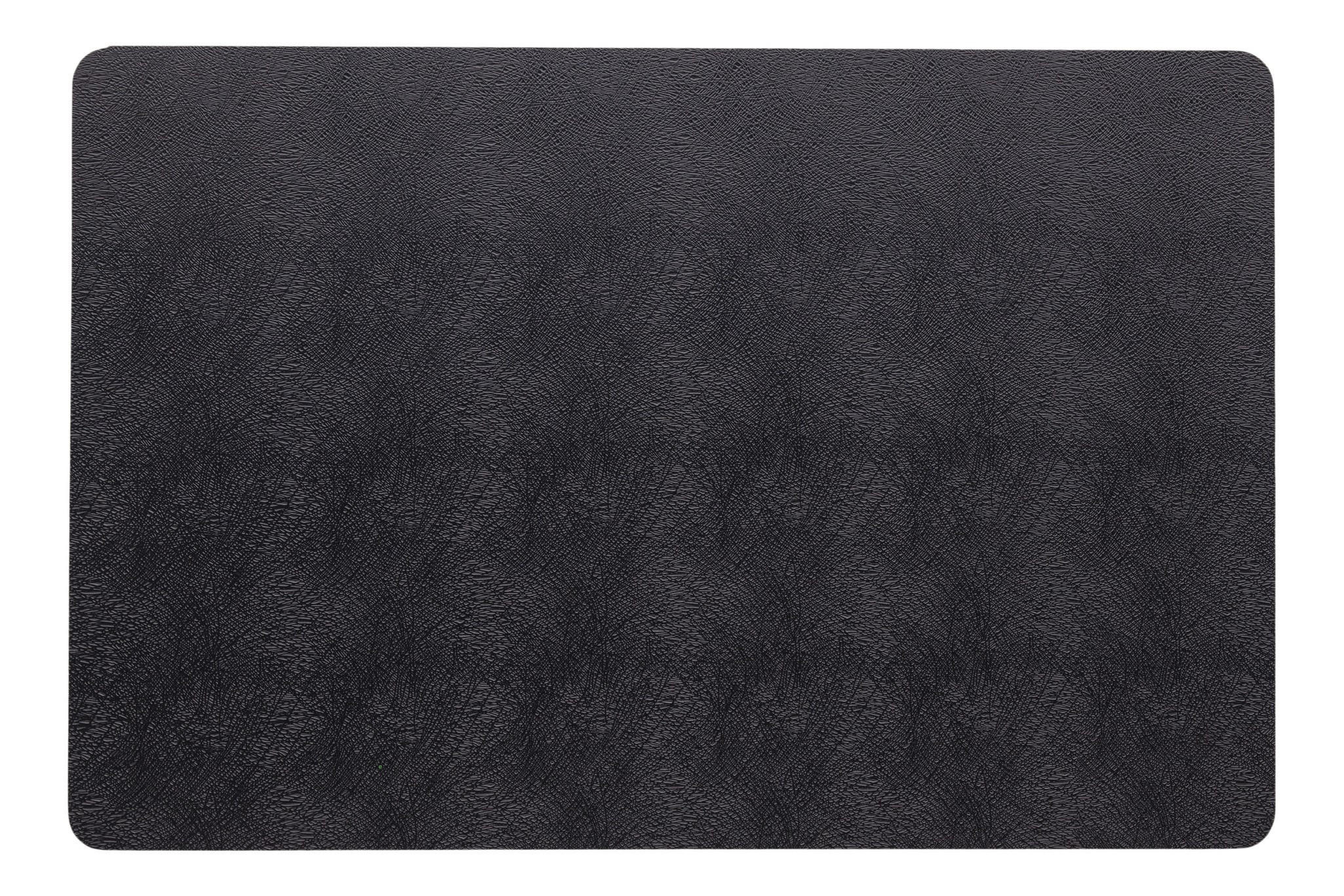DEKORATIVES TISCHSET Bowena - Schwarz, Kunststoff (30/45/1cm) - home&you