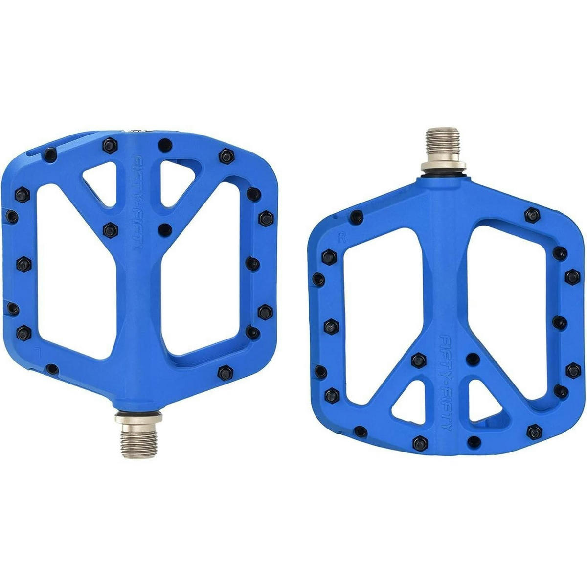FAHRRADPEDALE Nylon Composite Blau 9/16 Zoll - Blau, Kunststoff (10.4/1.5/10.6cm)