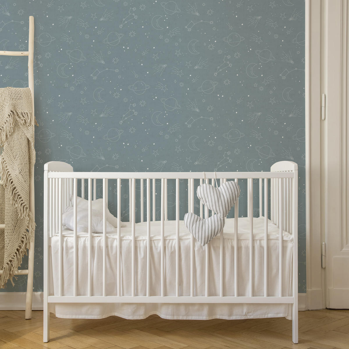 TAPETE Cosmos - Blau, Papier/Kunststoff (53/1000cm) - Superfresco Easy