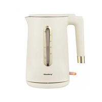 WASSERKOCHER ELEKTRISCH Creme 15.5/21/25 cm 66080 - Creme, Metall (21/25/15.5cm) - Klausberg 