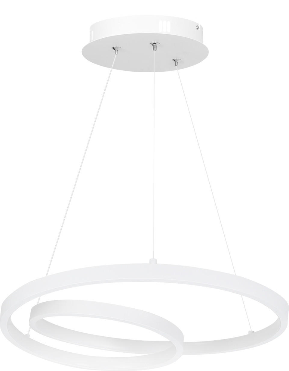 HÄNGELEUCHTE Flair 40/40/150 cm - Weiß, Metall (40/40/150cm) - Nettlife