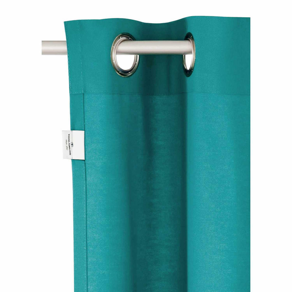 ÖSENVORHANG DOVE Blickdicht - Blau, Textil (140/0.5/245cm) - Tom Tailor
