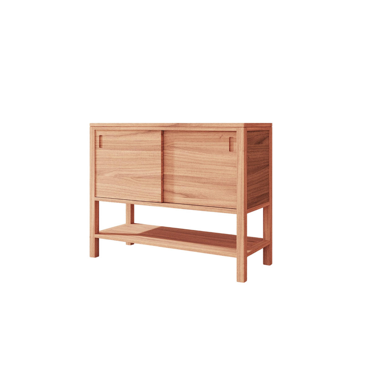 SIDEBOARD Anton Natur aus Teak - Naturfarben, Holz (100/80/40cm) - Tikamoon