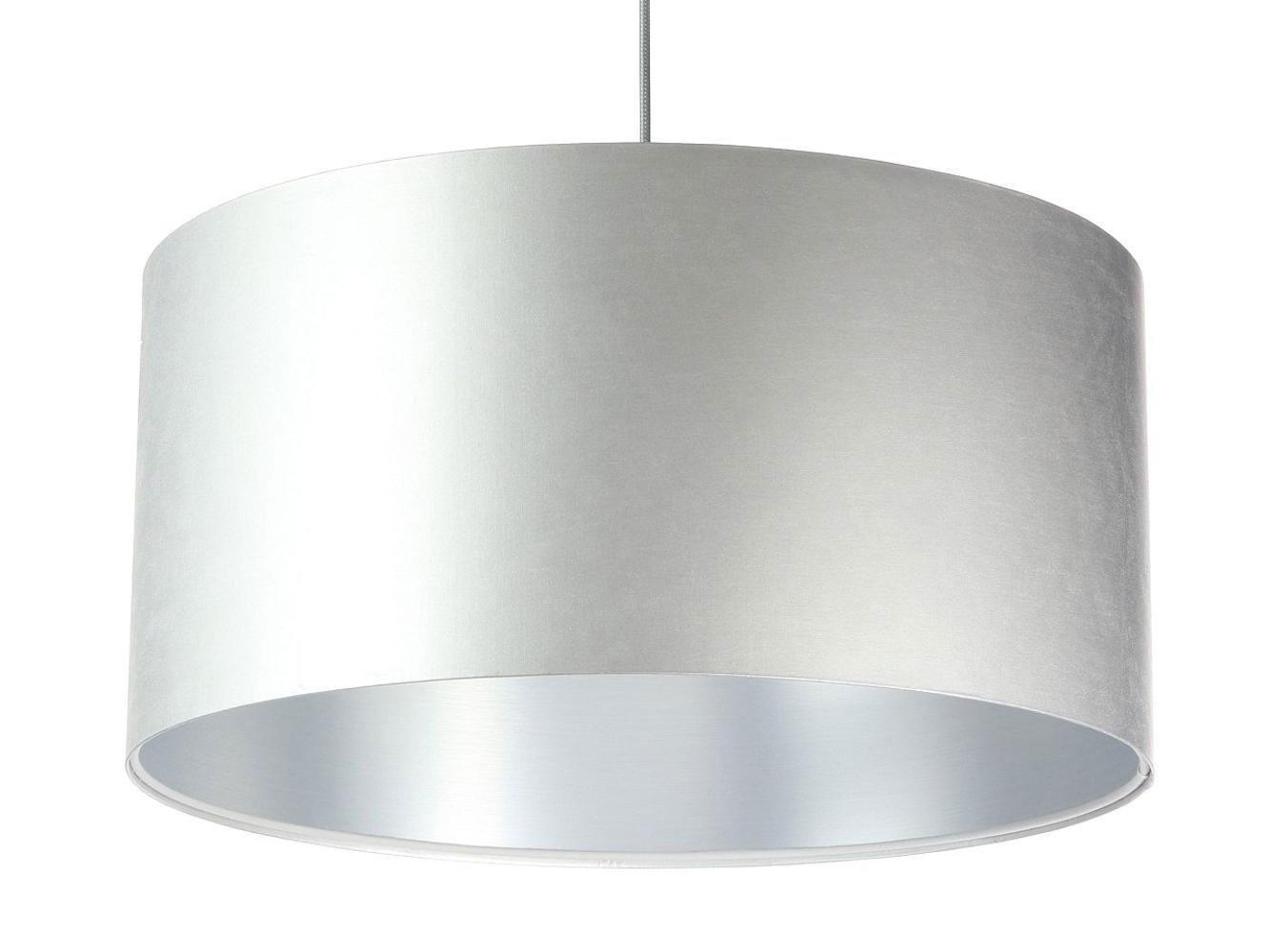 HÄNGELEUCHTE Grau 50/25 cm - Silberfarben/Grau, Kunststoff (50/0.8/25cm) - ONZENO