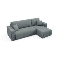 ECKSOFA Vasco 3 Sitzplätze Grau - Grau, Holz (247/145cm) - Petits-meubles