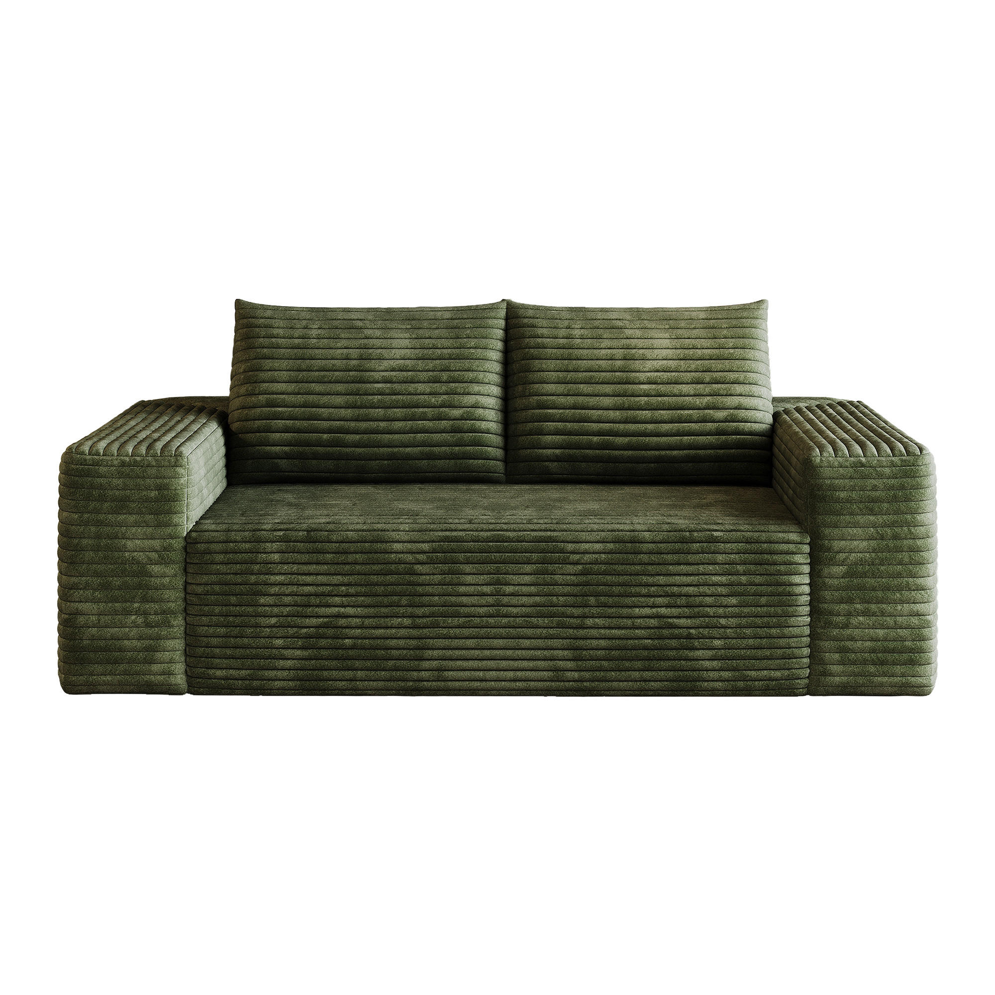 2-SITZER-SOFA DE-34704 Boneless-Modul Grün - Grün, Textil (90/83/180cm) - ComfortXL