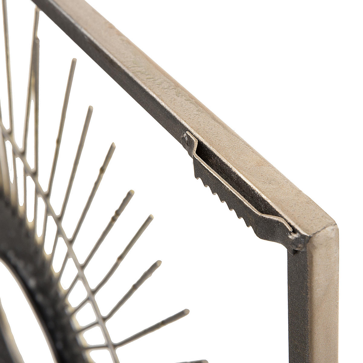 WANDDEKORATION Metall gold Mercury - Goldfarben, Metall (50/50/3cm) - Beliani