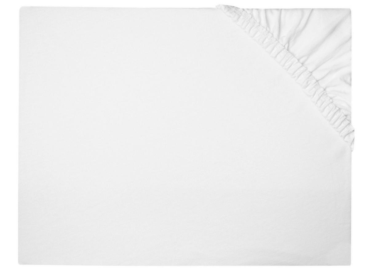 SPANNBETTLAKEN, 180x200 cm, 100% Baumwolle, Weiß - Creme, Textil (180/200cm) - Zollner