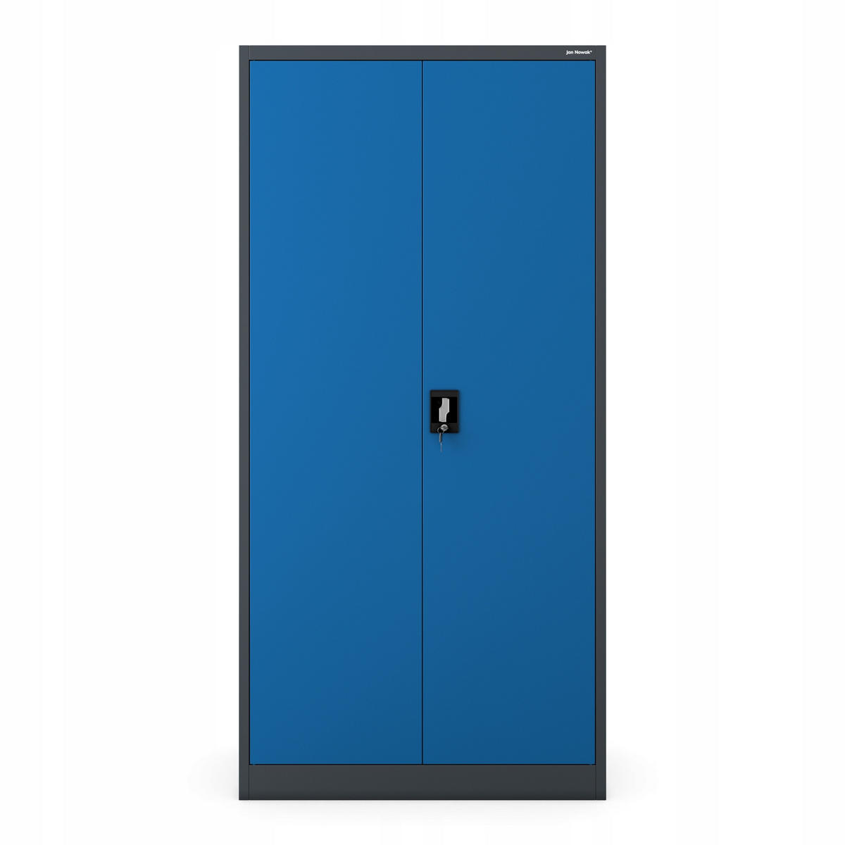 MEHRZWECKSCHRANK DAWID - Blau/Anthrazit, Metall (90/185/45cm) - Jan Nowak