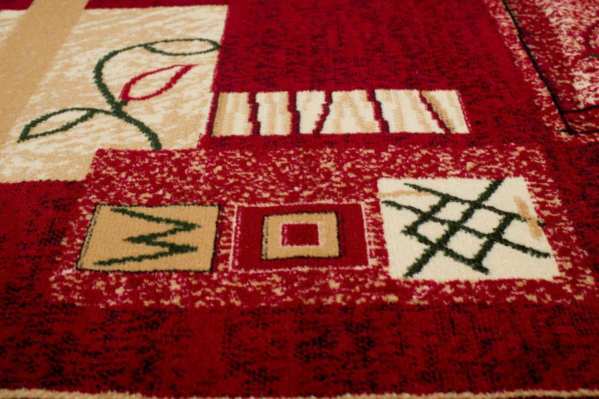 TEPPICH ATLAS Rot Beige 180/250 cm - Beige/Rot, Textil (180/250cm) - Tapiso