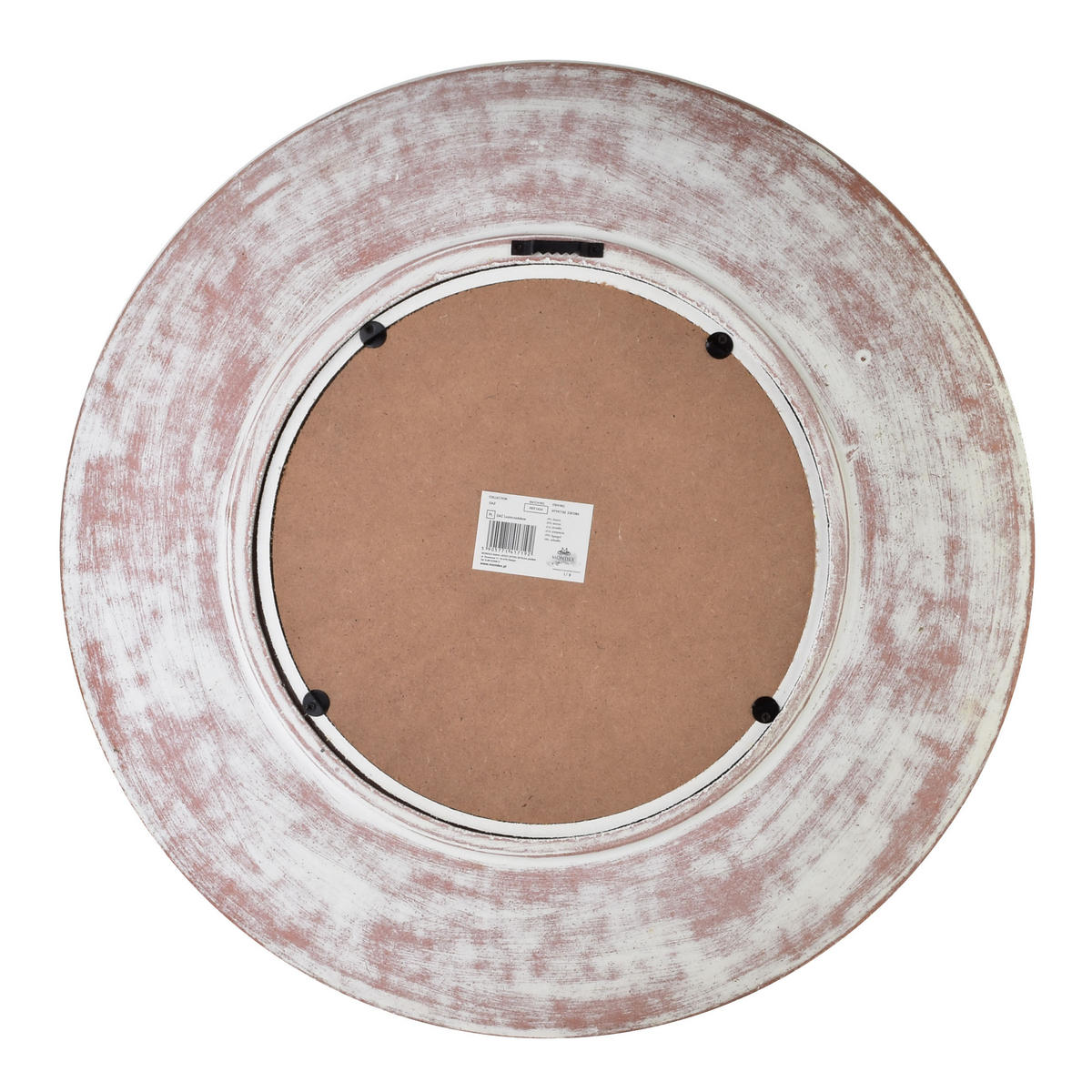 DEKO-SPIEGEL Daz Grau 46/46/6 cm Holz - Hellgrau, Holz (46/6/46cm) - Mondex