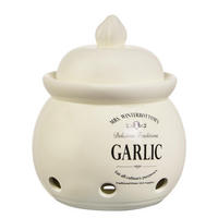 KNOBLAUCHTOPF Mrs. Winterbottom's - Beige, Keramik (16/20/16cm) - Butlers