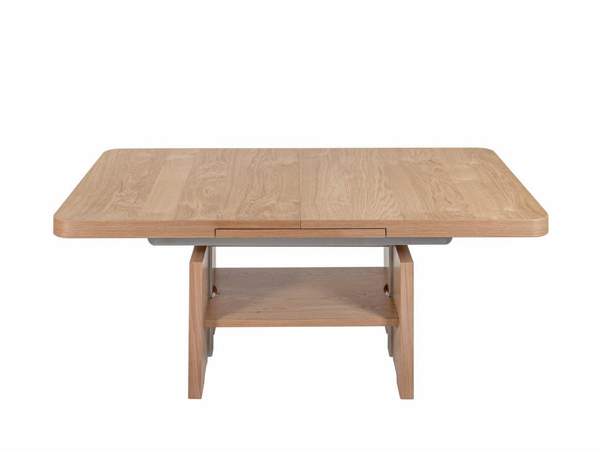 COUCHTISCH höhenverstellbar und ausziehbar Clover 120x56x70 Wildeiche - Wildeiche, Holz (120/70/70cm) - 58aufmkessel