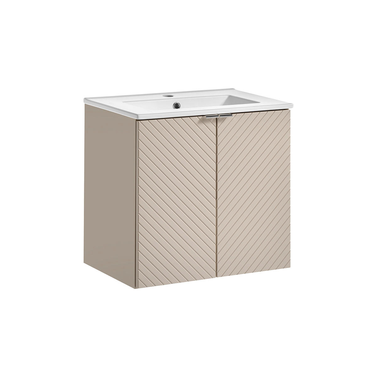 WASCHTISCH 60cm Manoa Kaschmir - Beige, Holzwerkstoff (60/59/40cm) - Petits-meubles